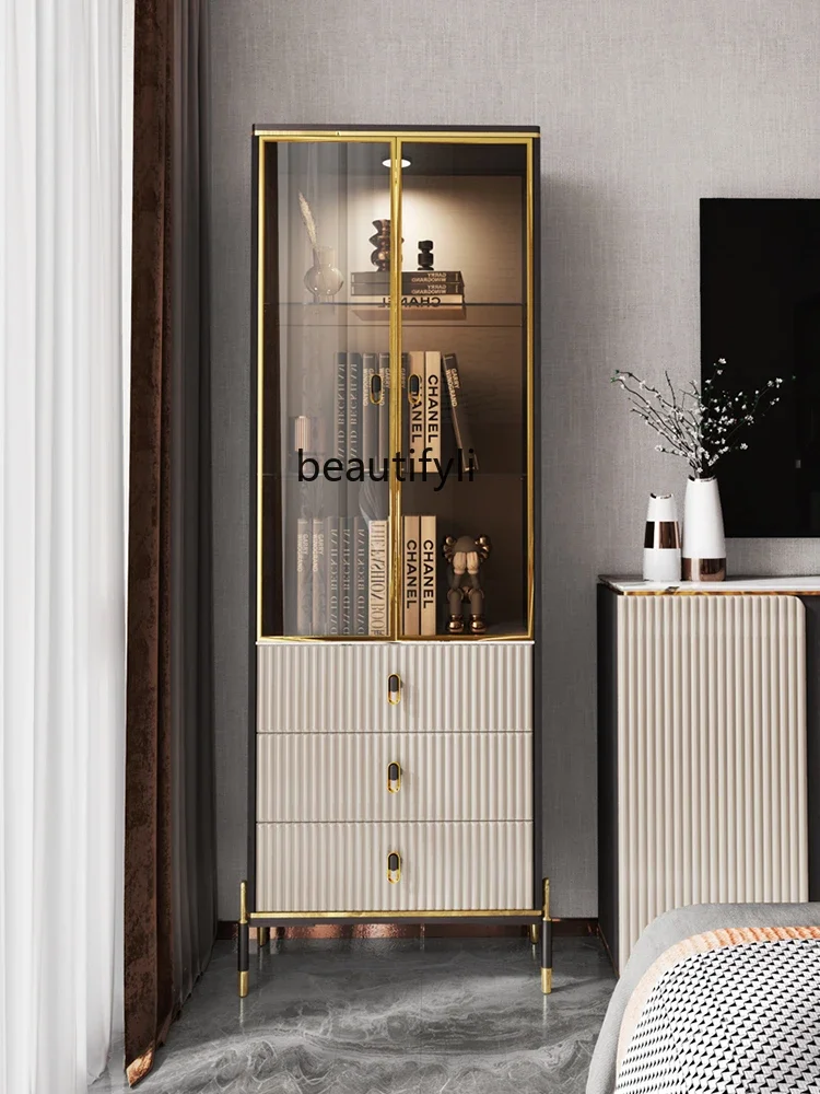 Light Luxury Combined Bookcase One Wall High-End Display Modern Home Bookshelf Locker
Light Luxury Combined Bookcase One Wall High-End Display Modern Home Bookshelf Locker