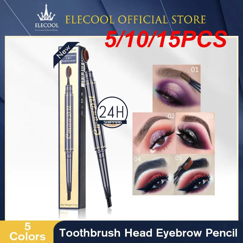5/10/15PCS Makeup Waterproof And Long Lasting Toothbrush Head Highly Pigmented Eyebrow Pen Eyebrow Pen Waterproof Makeup 
5/10/15PCS Makeup Waterproof And Long Lasting Toothbrush Head Highly Pigmented Eyebrow Pen Eyebrow Pen Waterproof Makeup