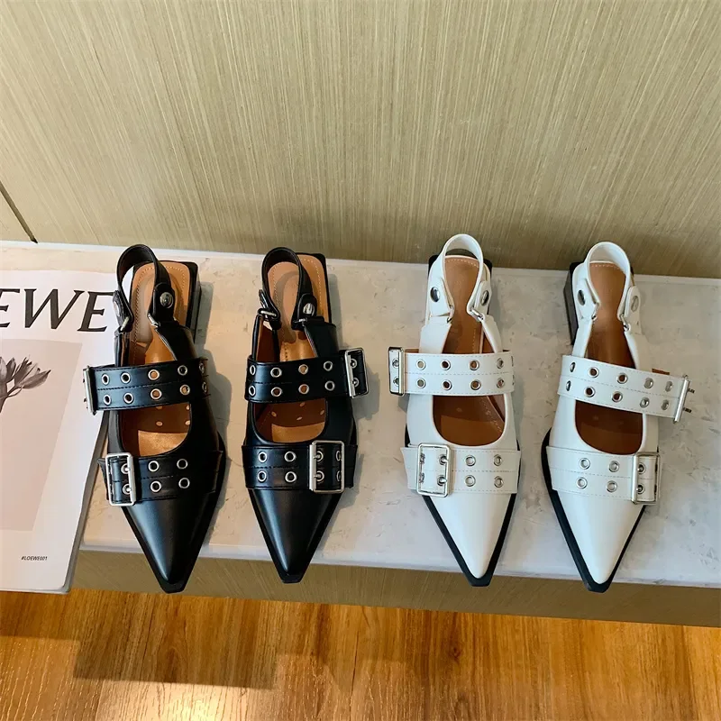 2023 Spring Sandals Women's Elastic Band Strappy Heels Soft Beige Slip-on Shoes with Buckle Shallow Mouth Clear Closed Toe 
2023 Spring Sandals Women's Elastic Band Strappy Heels Soft Beige Slip-on Shoes with Buckle Shallow Mouth Clear Closed Toe