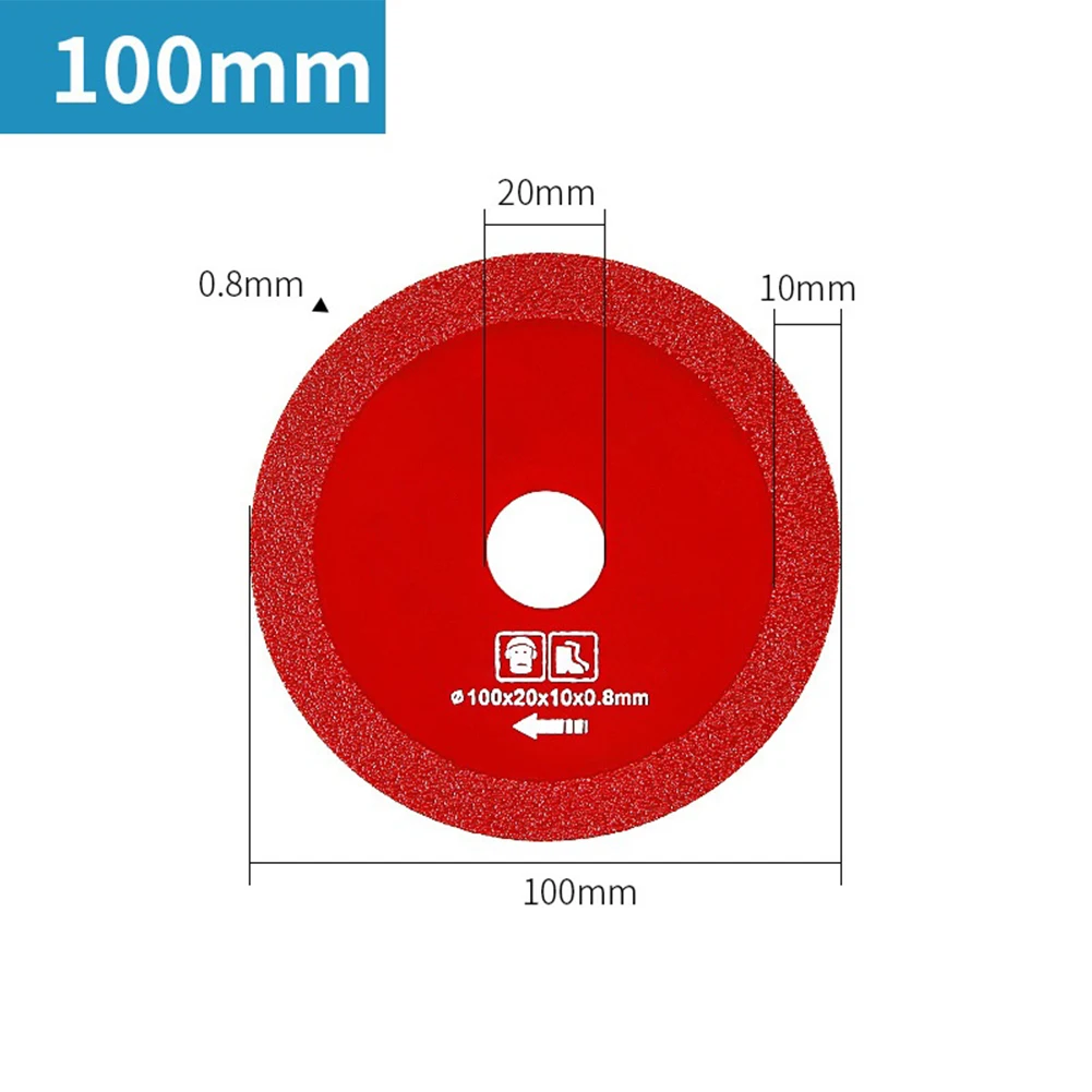 

1pc Diamond Cutting Disc 100/110mm 20mm Bore Saw Blades For Concrete Granit Ceramic Tile Stone Cutting Angle Grinder Accessories