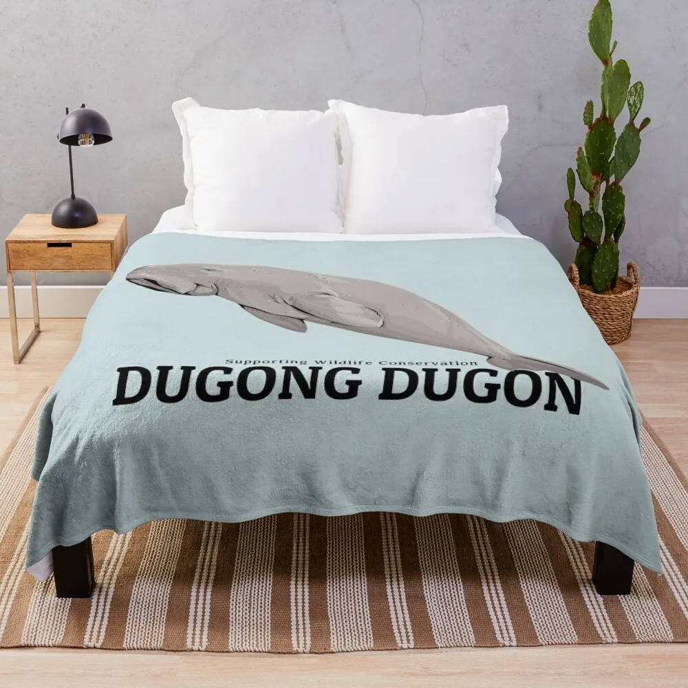 Dugong Dugon Conservation Throw Blanket throw blanket for sofa Bed Fashionable Blanket 
Dugong Dugon Conservation Throw Blanket throw blanket for sofa Bed Fashionable Blanket