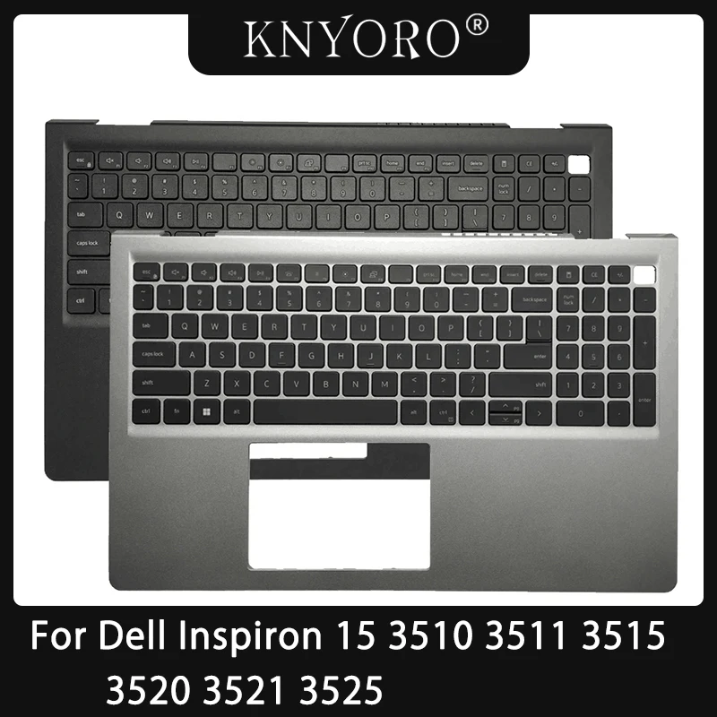 

Original New For Dell Inspiron 15 3510 3511 3515 3520 3521 3525 054WVM 0HRHC5 Palmrset Upper Cover with US Keyboard Replacement