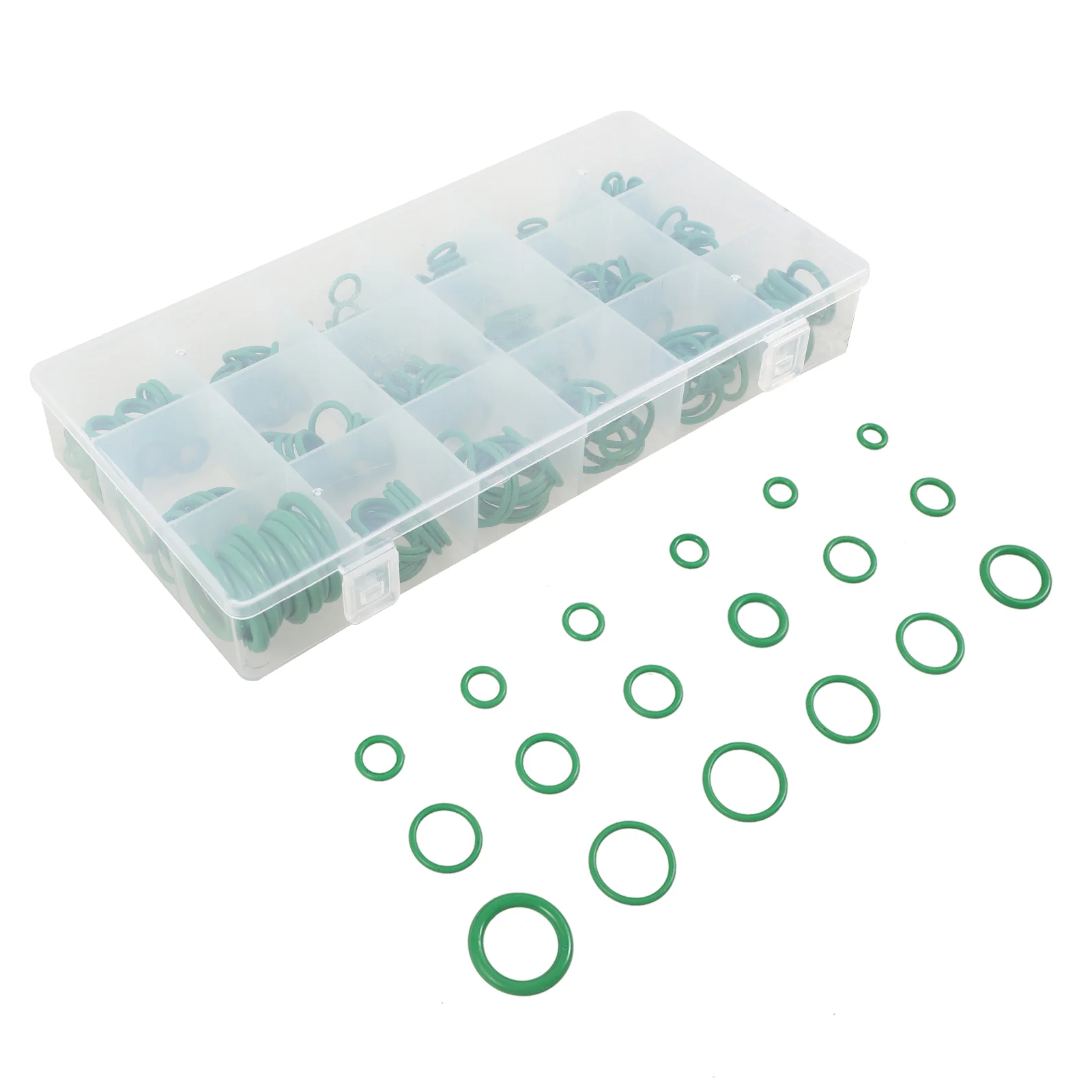 270pcs Rubber Sealing O Rings Car Air Conditioner Sealing O Rings Automotive Rings Kit
270pcs Rubber Sealing O Rings Car Air Conditioner Sealing O Rings Automotive Rings Kit