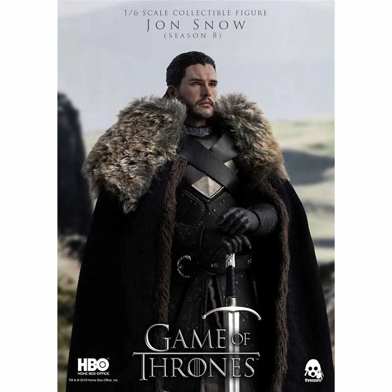 

In Stock Original Genuine ThreeZero Jon Snow a song of ice and fire a game of thrones 3Z0101 1/6 characters portrait model toy