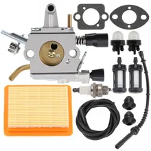 13pc Carburetor Fuel Filter Spark Plug Seal Rubber Hose Primer Stopper For Stihl FS120 FS200 FS250 FS300 FS350 Trimmer Lawnmover
13pc Carburetor Fuel Filter Spark Plug Seal Rubber Hose Primer Stopper For Stihl FS120 FS200 FS250 FS300 FS350 Trimmer Lawnmover