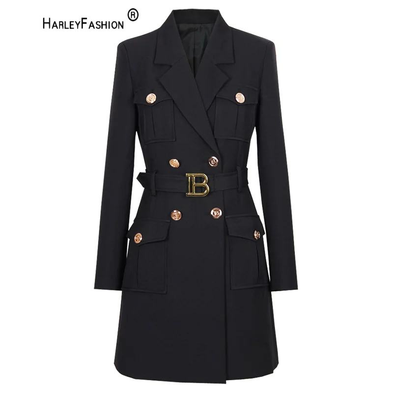 Fashion Woman Blazer 2022 Waist Slim Double Breasted Belt Jacket Spring Fall Solid Elegant Office Dress
Fashion Woman Blazer 2022 Waist Slim Double Breasted Belt Jacket Spring Fall Solid Elegant Office Dress