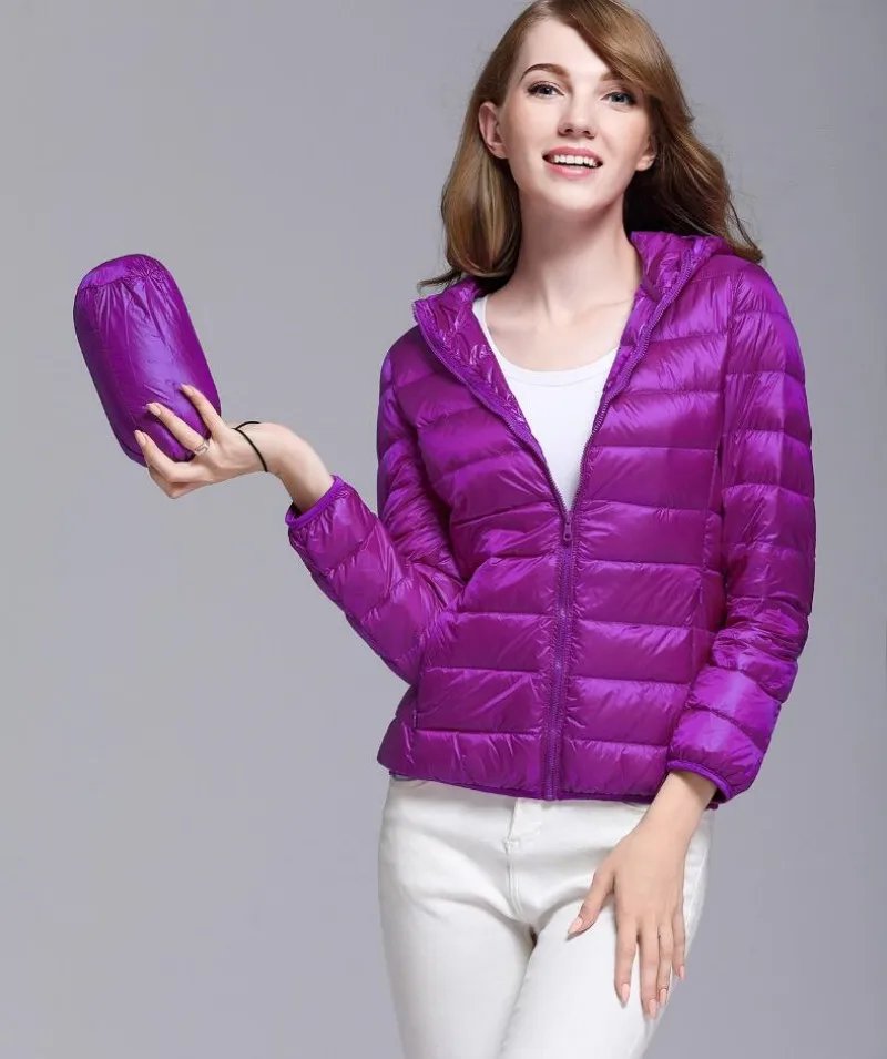 2023 Winter Women Hooded White Duck Down Jacket Female Ultra Light Down Jackets Slim Long Sleeve Parkas Candy Color Fashio
2023 Winter Women Hooded White Duck Down Jacket Female Ultra Light Down Jackets Slim Long Sleeve Parkas Candy Color Fashio