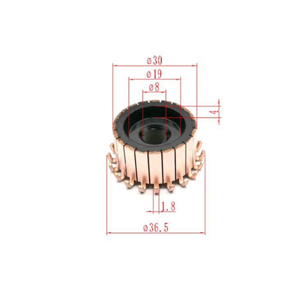 Car Commutator Motor Commutator Car Repair Shop 1PC 20P Teeth 8x30x17.5(17.5)Mm Copper Hook Type Silver Copper
Car Commutator Motor Commutator Car Repair Shop 1PC 20P Teeth 8x30x17.5(17.5)Mm Copper Hook Type Silver Copper