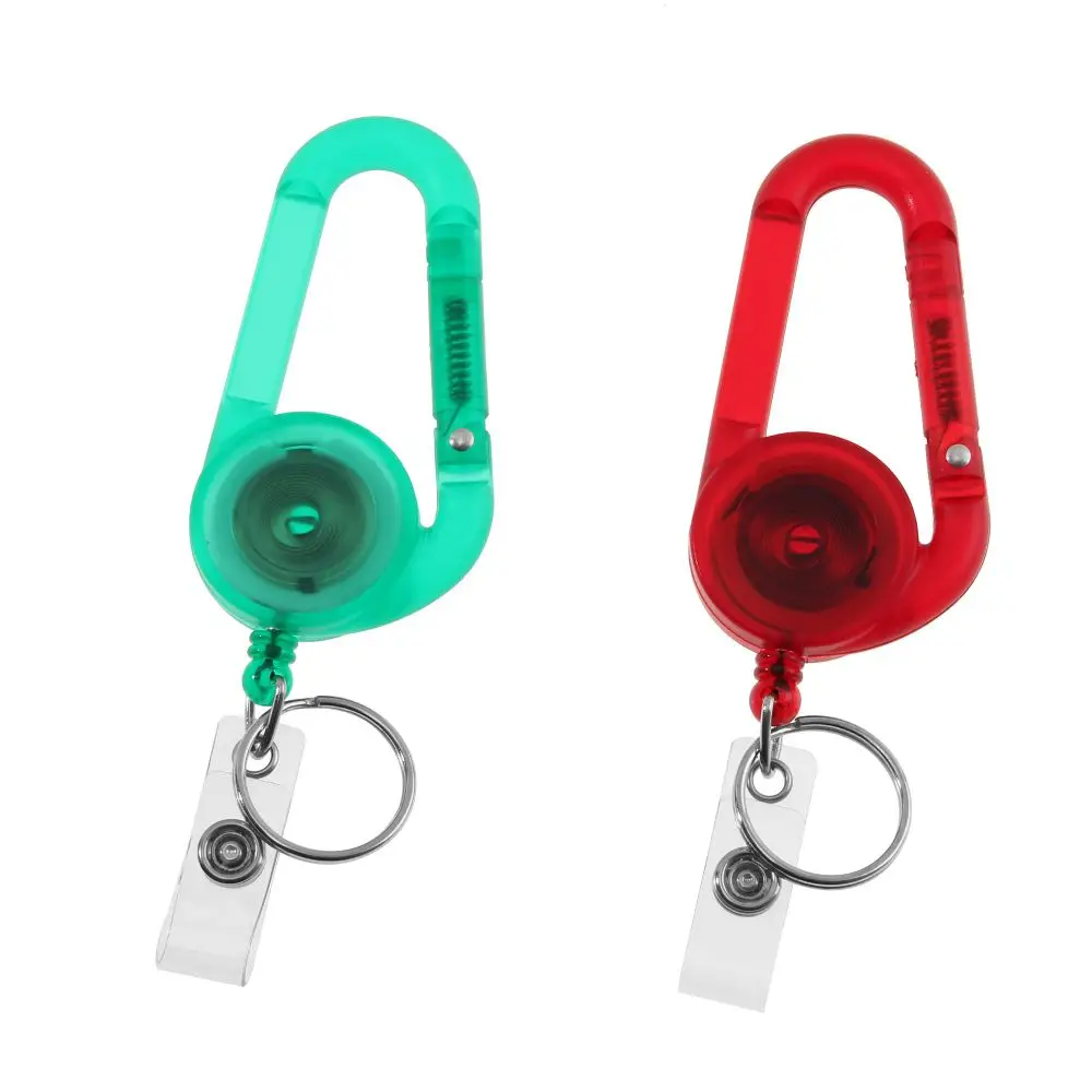 Office Transparent Anti Lost Card Holder Telescopic Badge Reel Clip Easy Pull Buckle Carabiner Keychain Badge Holder
Office Transparent Anti Lost Card Holder Telescopic Badge Reel Clip Easy Pull Buckle Carabiner Keychain Badge Holder