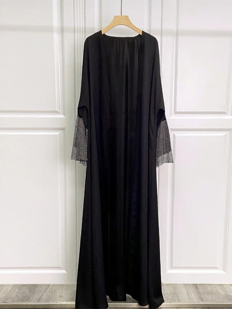 

Eid Muslim Abayas for Women Party Dubai Abaya Morocco Caftan Ramadan Islam Arab Diamond Sleeve Long Robe 2024 Spring Dress