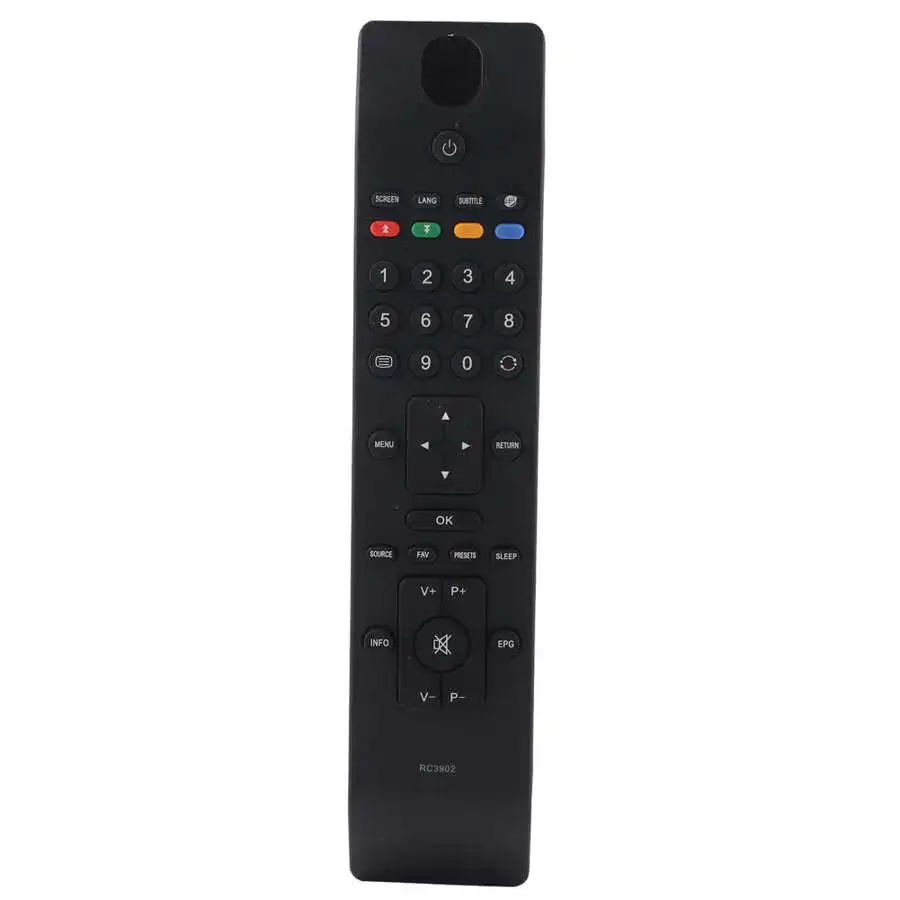 Remote Control RC3902 Universal Big Button TV Replacement ABS Black Durable Controller | Электроника