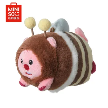 Embrulhe-se no Conforto e Aconchego com o Manta de Logotipo da PP-Pororo, o Pequeno Pinguim 7 MINISO Pendant Pororo Cute Student Gift Children's Toys Kawaii Animation Cartoon LOOPY Animal Figurine Ornaments Car Decoration