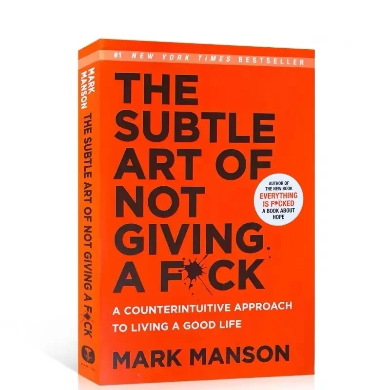 

The Subtle Art of Not Giving A CAO/Reshape Happiness/how To Live As You Want By Mark Manson Self Management Stress Relief Book