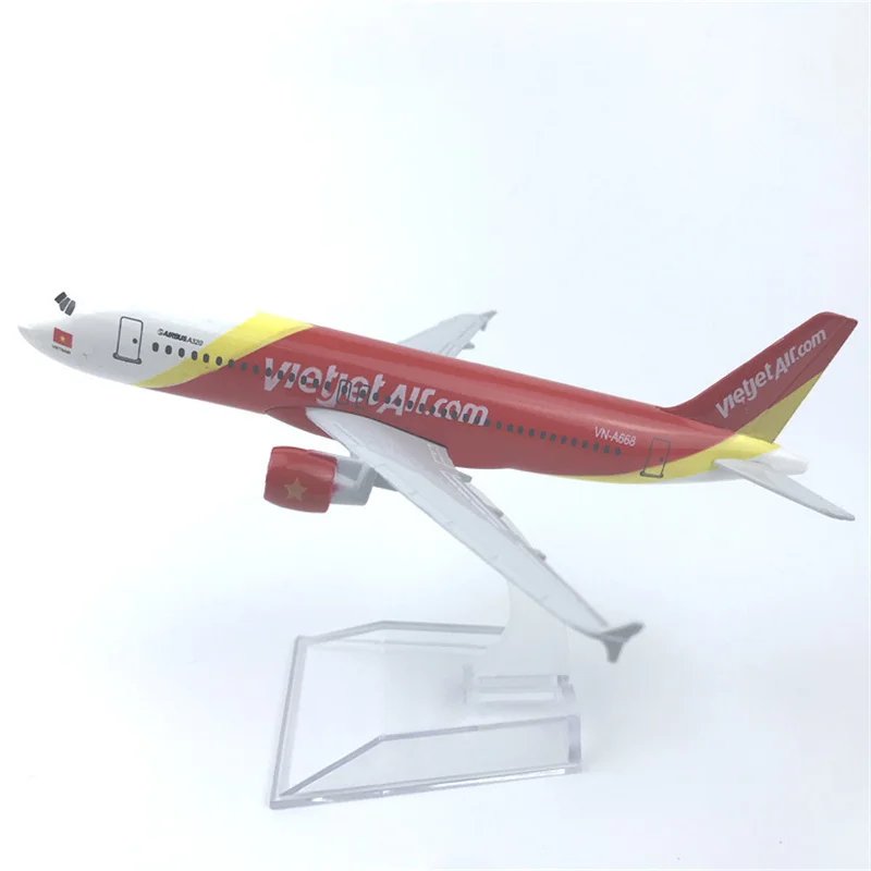16CM 1:400 Model Diecast Alloy Airplane Air Vietnam Vietjet A320 Airline Display Model Collection With Stand Display Gifts Fans
16CM 1:400 Model Diecast Alloy Airplane Air Vietnam Vietjet A320 Airline Display Model Collection With Stand Display Gifts Fans