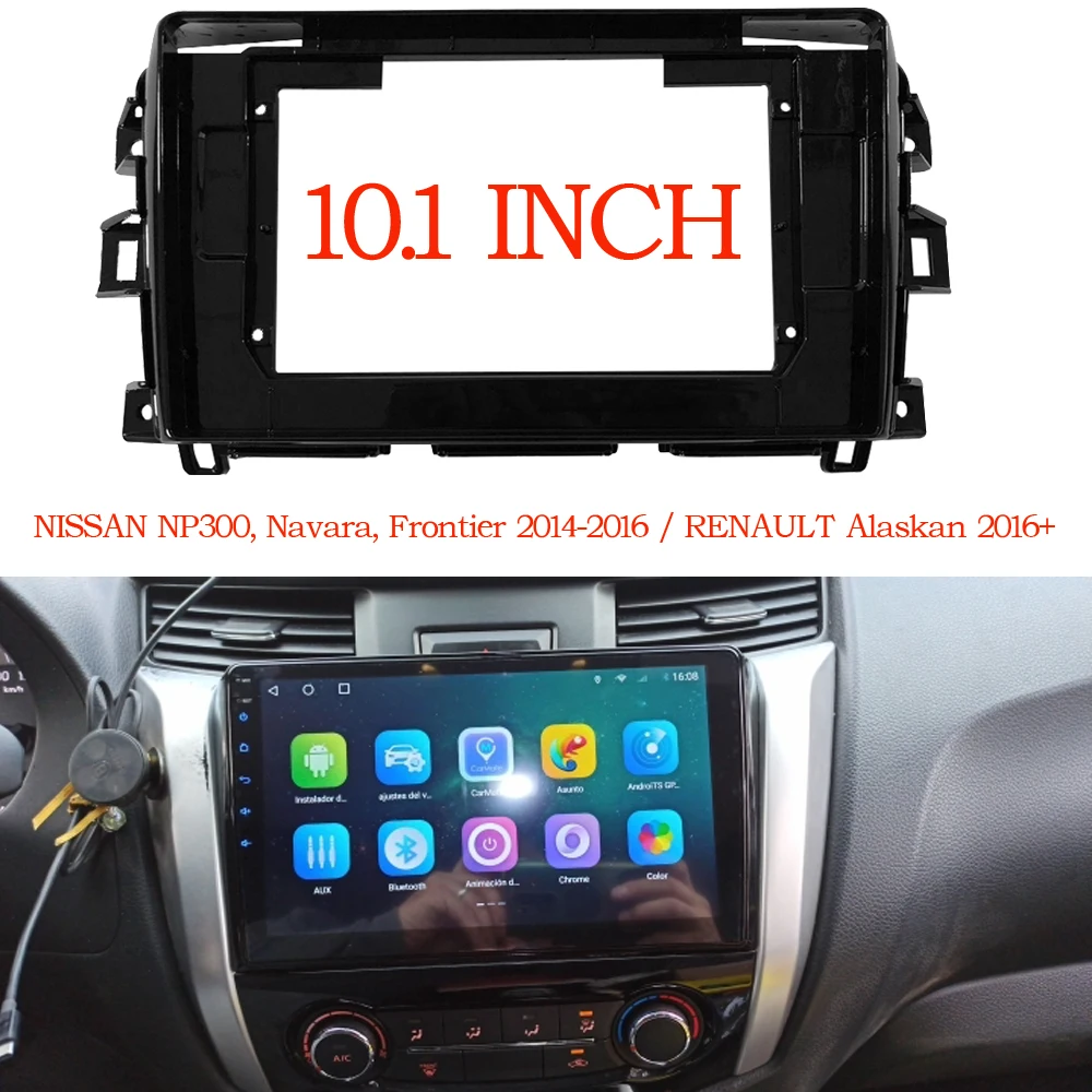 10.1 INCH Car Radio Fascia Double Din Frame GPS DVD Bezel Panel Dash Installation Kit For NISSAN NAVARA 2014-2015 MP5 Stereo Pla
10.1 INCH Car Radio Fascia Double Din Frame GPS DVD Bezel Panel Dash Installation Kit For NISSAN NAVARA 2014-2015 MP5 Stereo Pla