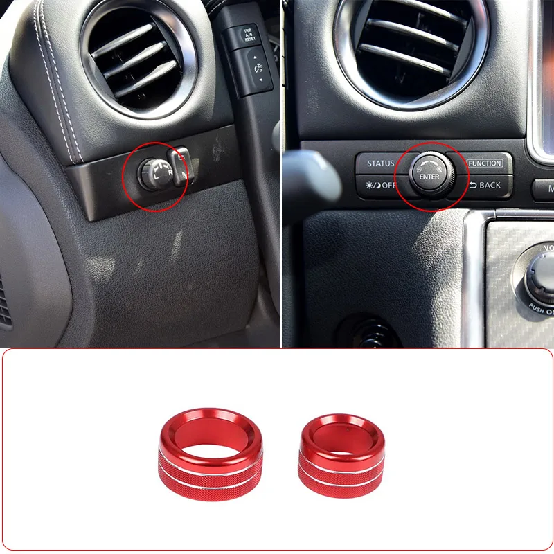 Для Nissan GTR R35 2008-2016 алюминиевый сплав красное Автомобильное зеркало заднего вида регулировочная крышка стержня Отделка автомобильные аксессуары
Для Nissan GTR R35 2008-2016 алюминиевый сплав красное Автомобильное зеркало заднего вида регулировочная крышка стержня Отделка автомобильные аксессуары