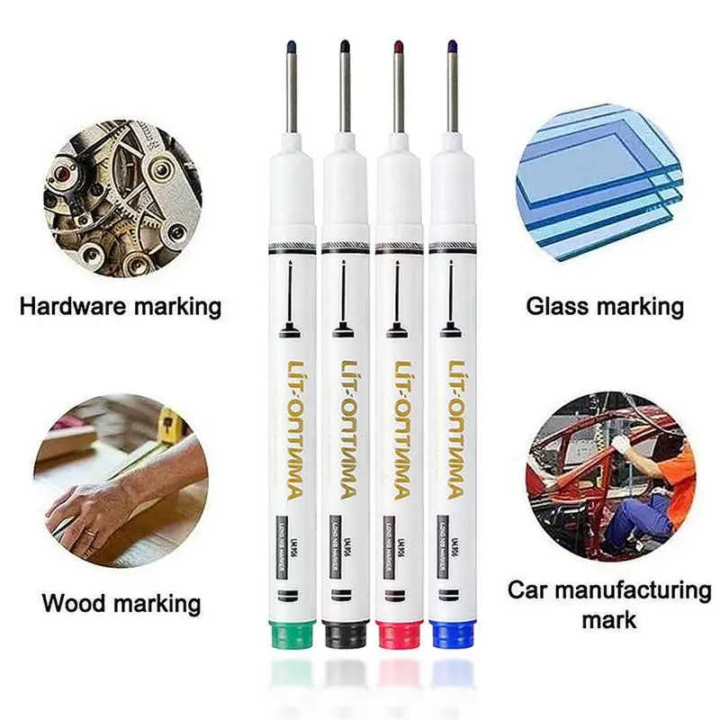 

Long Nib Marker Deep Reach Marker Pencil Portable Waterproof Reach Permanent Markers And Marker Pens For Automobile