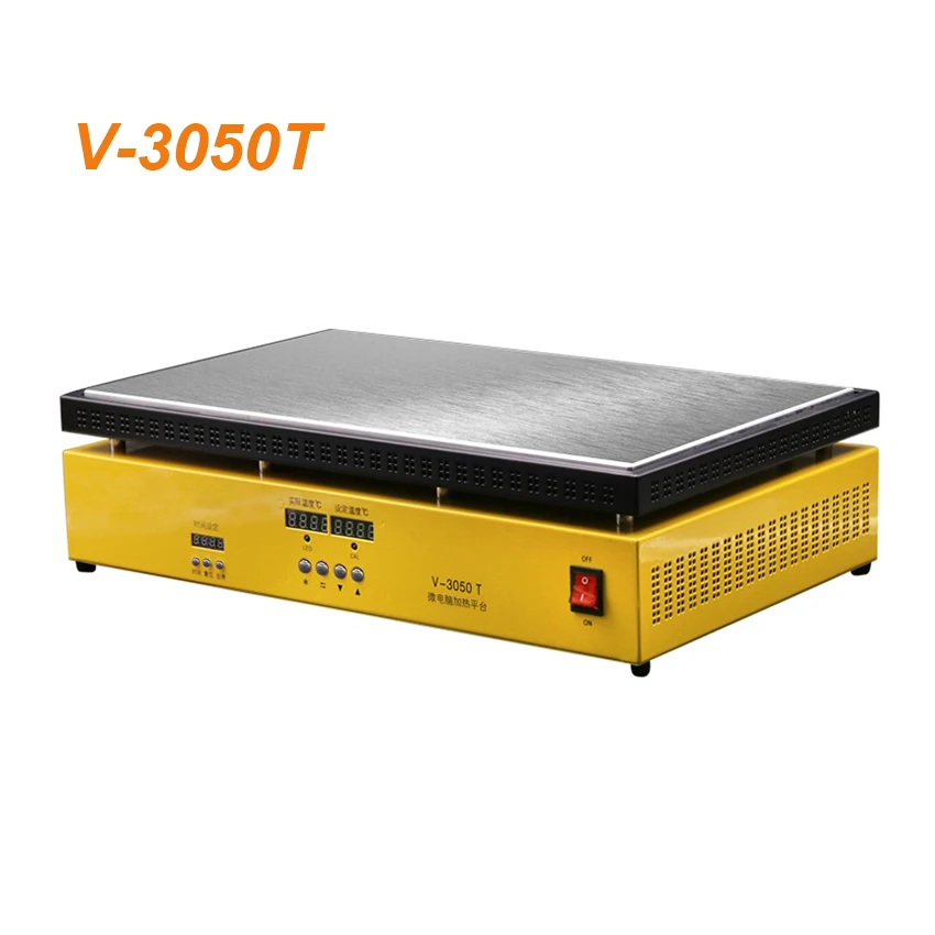 V-3050T LCD Seperator Heating Plate Station Electronic Heating Plate Preheating Station Mobile Phone Screen Repair Tools 300W 
V-3050T LCD Seperator Heating Plate Station Electronic Heating Plate Preheating Station Mobile Phone Screen Repair Tools 300W