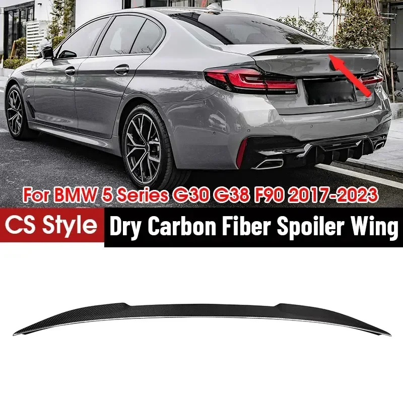Dry Carbon Fiber Car Rear Spoiler Wing Lip Extension For BMW 5 Series G30 G38 F90 M5 2017-2023 Rear Lip Boot Wing Lip Tail Wing
Dry Carbon Fiber Car Rear Spoiler Wing Lip Extension For BMW 5 Series G30 G38 F90 M5 2017-2023 Rear Lip Boot Wing Lip Tail Wing