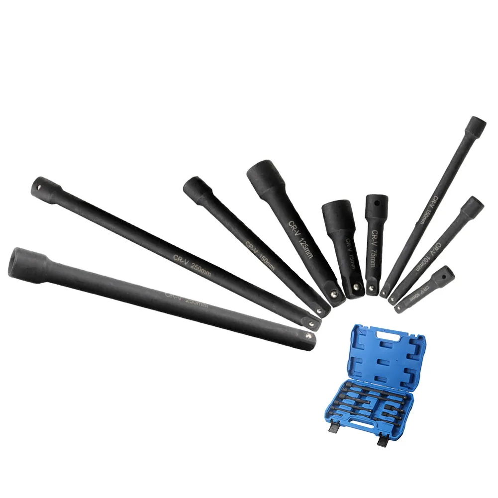 9PCS Socket Extension Driver Extension Bar Set Firm Grip To Fasteners Hard To Reach Areas High Quality Material
9PCS Socket Extension Driver Extension Bar Set Firm Grip To Fasteners Hard To Reach Areas High Quality Material