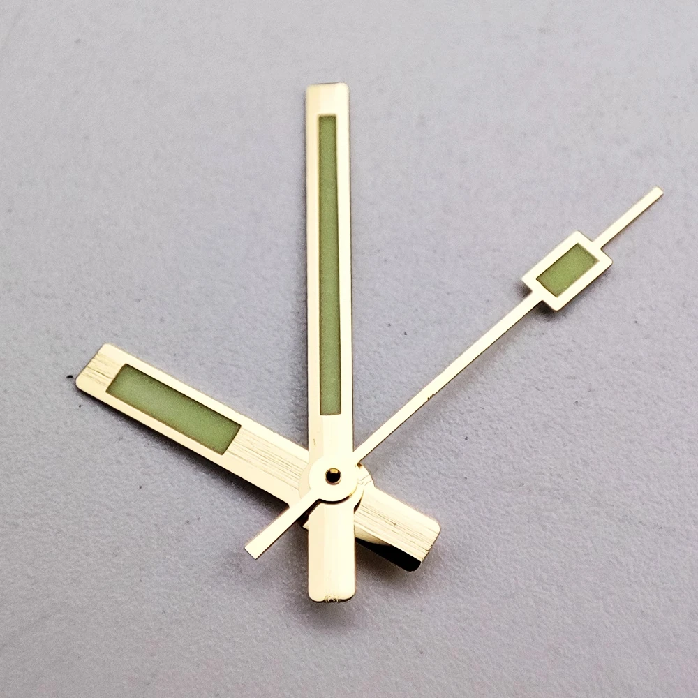New Gold Square Watch Hands Steel Green Luminous Pointers for NH35 NH36 4R Automatic Mechanical Movement Watch Parts Accessories
New Gold Square Watch Hands Steel Green Luminous Pointers for NH35 NH36 4R Automatic Mechanical Movement Watch Parts Accessories