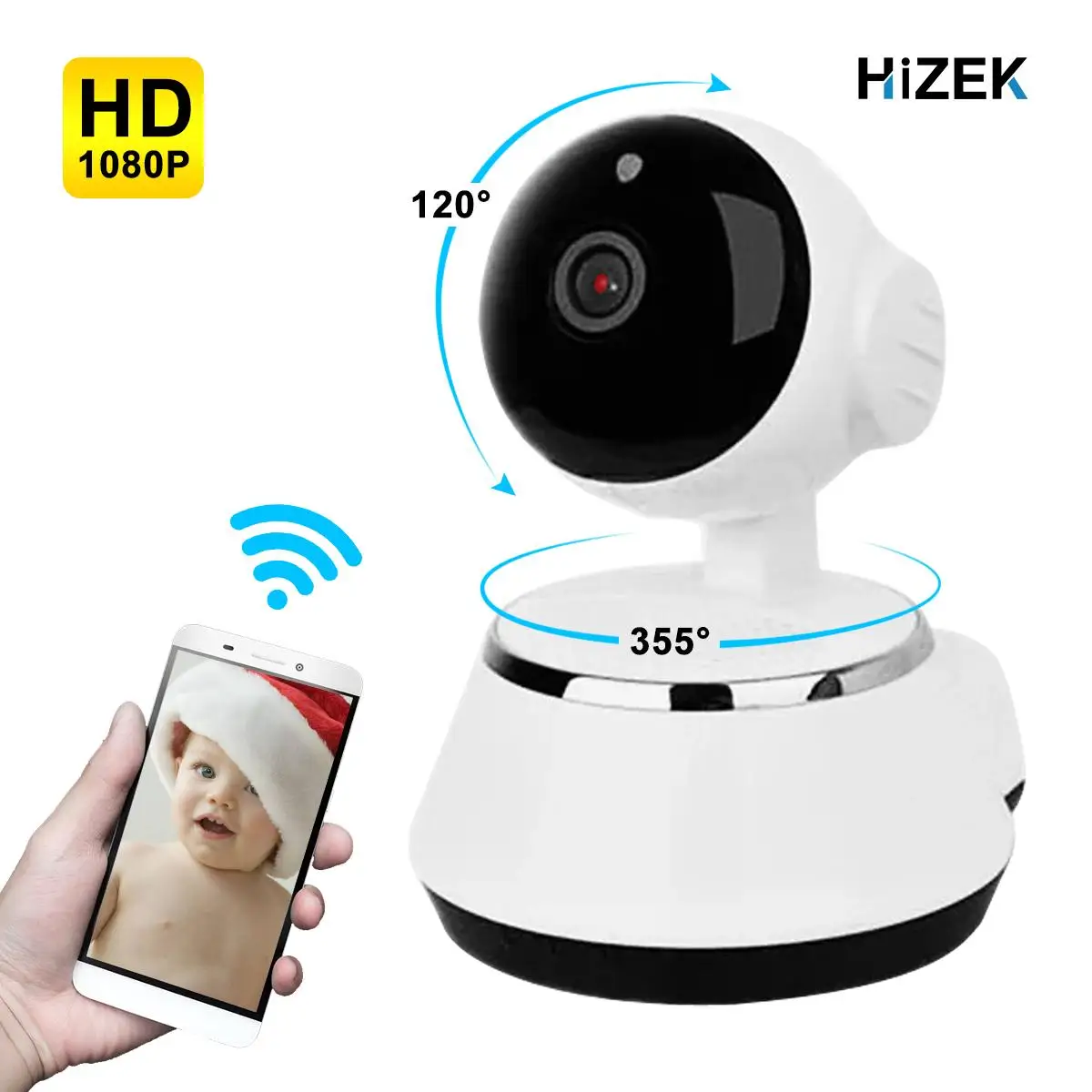 IP Security Camera White 3.6mm Wide Angle Lens HD 720P All-connected AI Gateway 10 IR LEDs Starlight Night Vision Sensor
IP Security Camera White 3.6mm Wide Angle Lens HD 720P All-connected AI Gateway 10 IR LEDs Starlight Night Vision Sensor