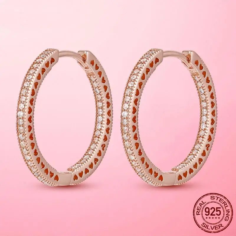 New 925 Silver Hot Moments Charms Hoop Earrings for Women Trendy Big Circle Fashion Silver Earrings Jewelry Making 15 Mallzona S864fc4d184c34c148b2700567853198ar New 925 Silver Hot Moments Charms Hoop Earrings for Women Trendy Big Circle Fashion Silver Earrings Jewelry Making Mallzona