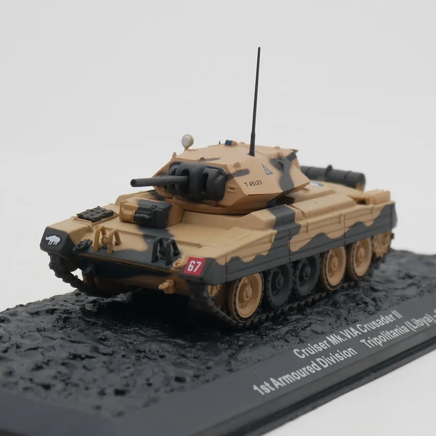 

Ixo 1:72 Scale Diecast Alloy Cruiser Mk.VIA Crusader Tank Model Militarized Combat Track Type Classics Souvenir Adult Gifts Toys