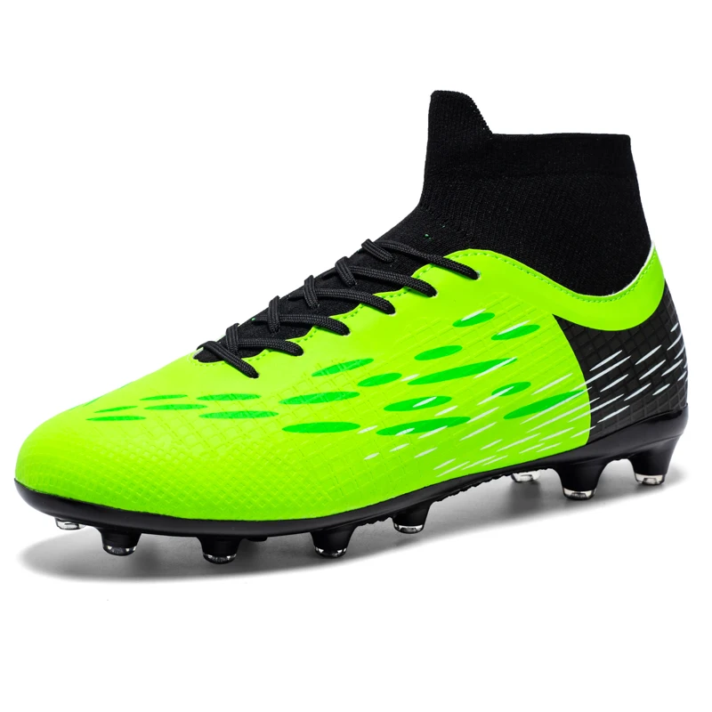 

Men Soccer Shoes Training Sport Footwear 2023 Trend Men‘s Sneakers 34-45 Adult Kids TF/FG High Ankle Football Boots Cleats Grass