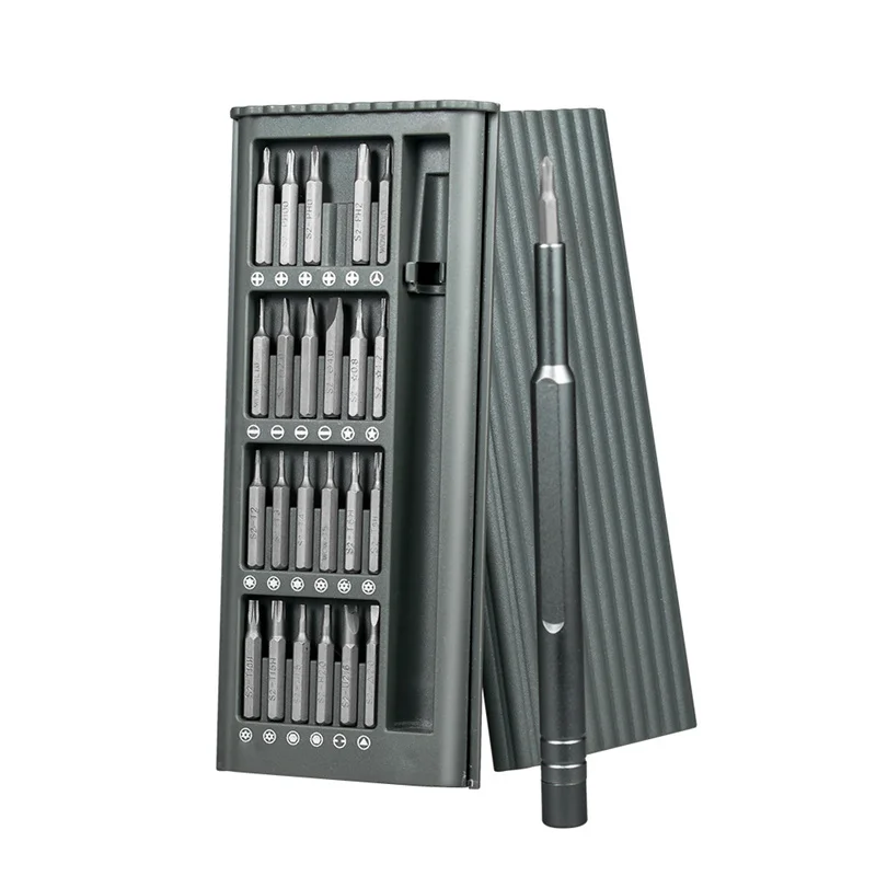 ZFTXNMAT 25 In 1 Screwdriver Set Precision Magnetic Screw Driver Bits Mini Tool Case Dismountable For Smart Home PC Phone Repair
ZFTXNMAT 25 In 1 Screwdriver Set Precision Magnetic Screw Driver Bits Mini Tool Case Dismountable For Smart Home PC Phone Repair