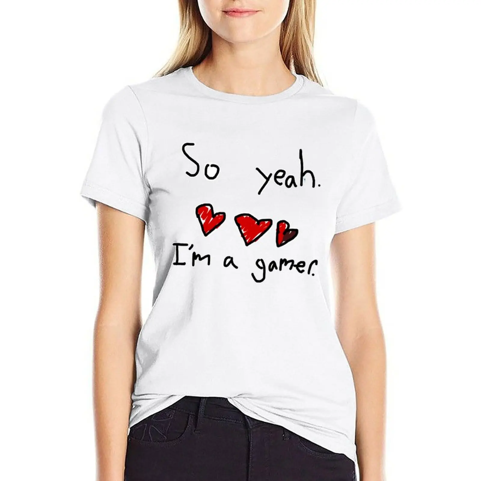 Slimecicle - So yeah I'm a gamer T-Shirt Women t-shirts summer blouses woman 2024 black t shirts for Women
Slimecicle - So yeah I'm a gamer T-Shirt Women t-shirts summer blouses woman 2024 black t shirts for Women
