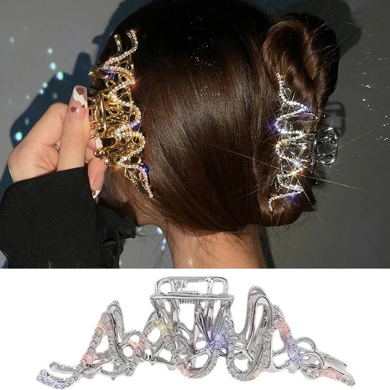 Creative geometric design liquid shape claw-style hairpin female special-shaped disc hair strong non-slip big grasping clip
Creative geometric design liquid shape claw-style hairpin female special-shaped disc hair strong non-slip big grasping clip
