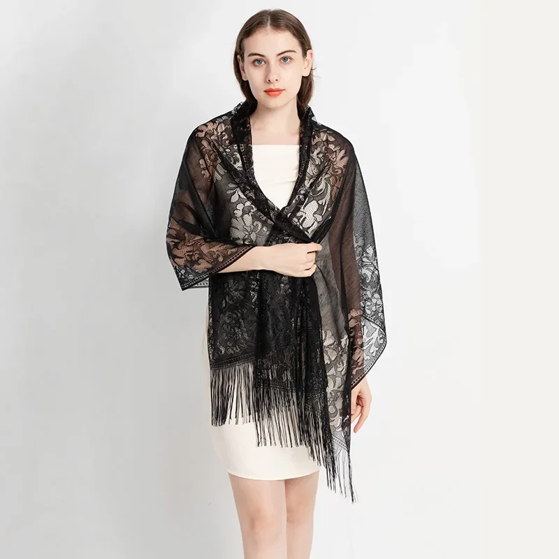 2024 Women's New Euro-American Style Pure Silk Color Lace Air-conditioned Shawl Fashion Elegant All-match Travel Dress Scarf
2024 Women's New Euro-American Style Pure Silk Color Lace Air-conditioned Shawl Fashion Elegant All-match Travel Dress Scarf