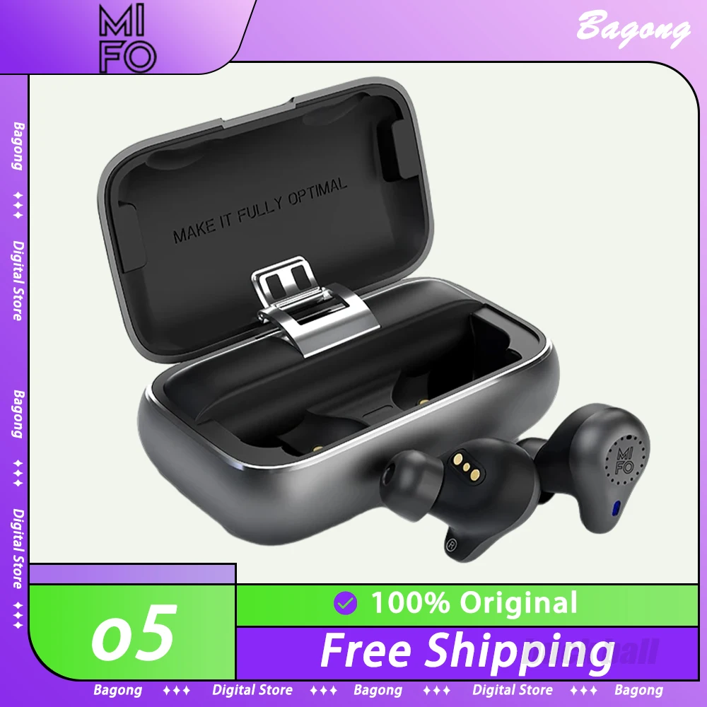 Mifo O5² Bluetooth Noise Reduction Earbuds Waterproof In-Ears Earphone Wireless Earphones Gamer Hifi Apt-X Headphones Outdoor
Mifo O5² Bluetooth Noise Reduction Earbuds Waterproof In-Ears Earphone Wireless Earphones Gamer Hifi Apt-X Headphones Outdoor