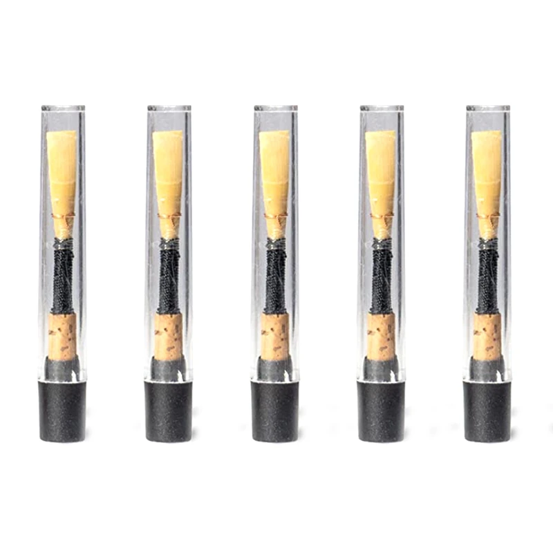 5 PCS Handmade Double Reeds Medium To Soft Strength Black Cork Musical Instrument Accessories
5 PCS Handmade Double Reeds Medium To Soft Strength Black Cork Musical Instrument Accessories