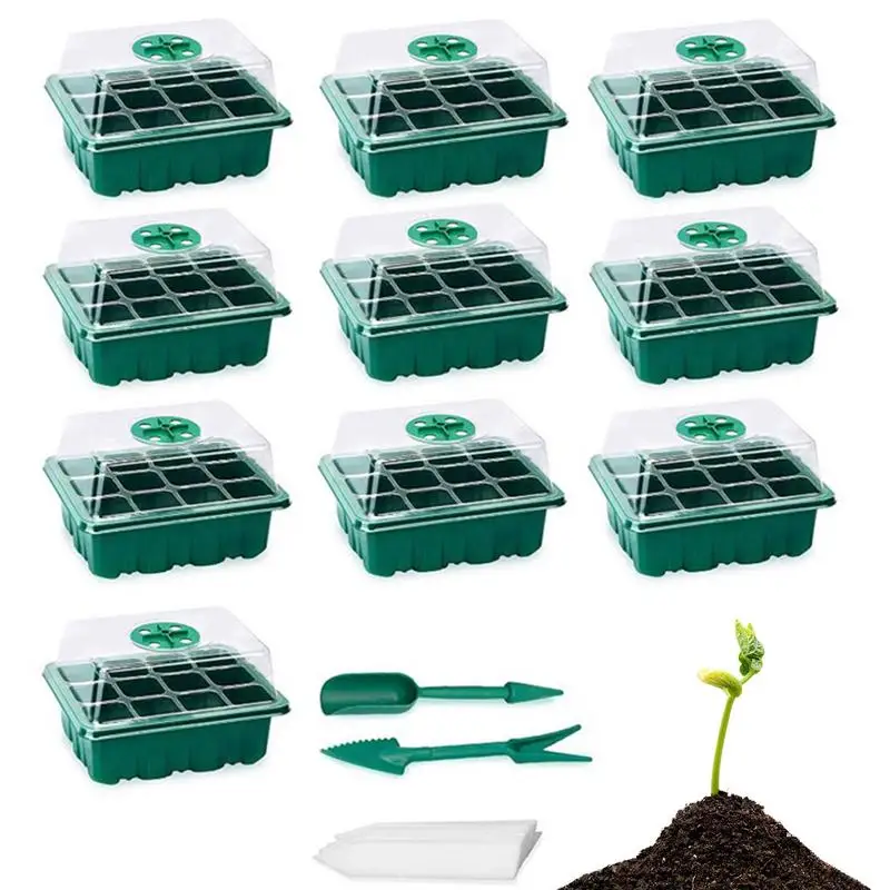 Seedling Starting Kit Transparent Plant Seedling Tray Set Clear Indoor Outdoor Drainage Holes Seedling Kit For Greenhouses
Seedling Starting Kit Transparent Plant Seedling Tray Set Clear Indoor Outdoor Drainage Holes Seedling Kit For Greenhouses