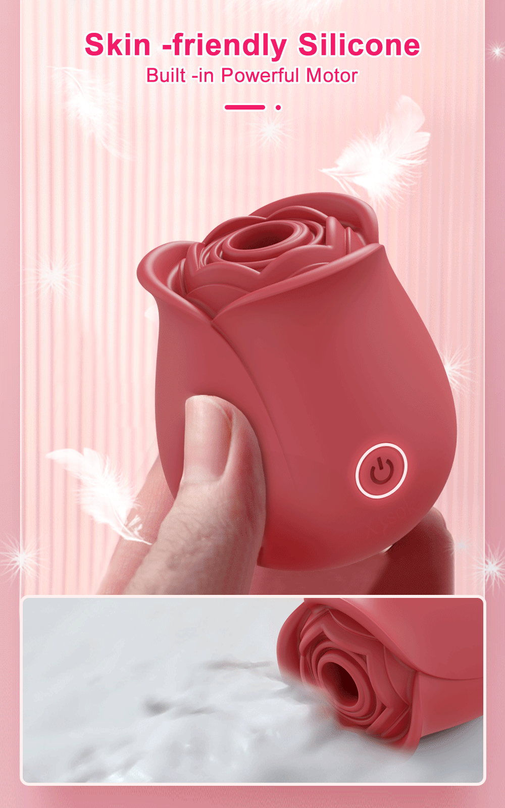 Rose Shape Vagina Sucking Vibrator Female Nipple Sucker Oral Licking Clitoris Clit Stimulation Powerful for Women Adult Sex Toys Rose Shape Vagina Sucking Vibrator Female Nipple Sucker Oral Licking Clitoris Clit Stimulation Powerful for Women Adult Sex Toys