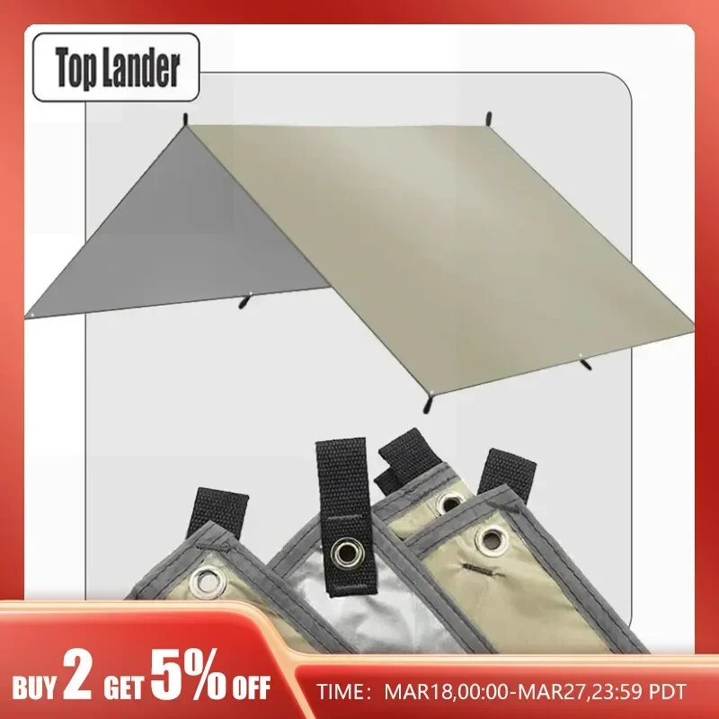 

5x3m 4x3m 3x3m Awning Waterproof Tarp Tent Shade Ultralight Garden Canopy Sunshade Outdoor Camping Tourist Beach Sun Shelter