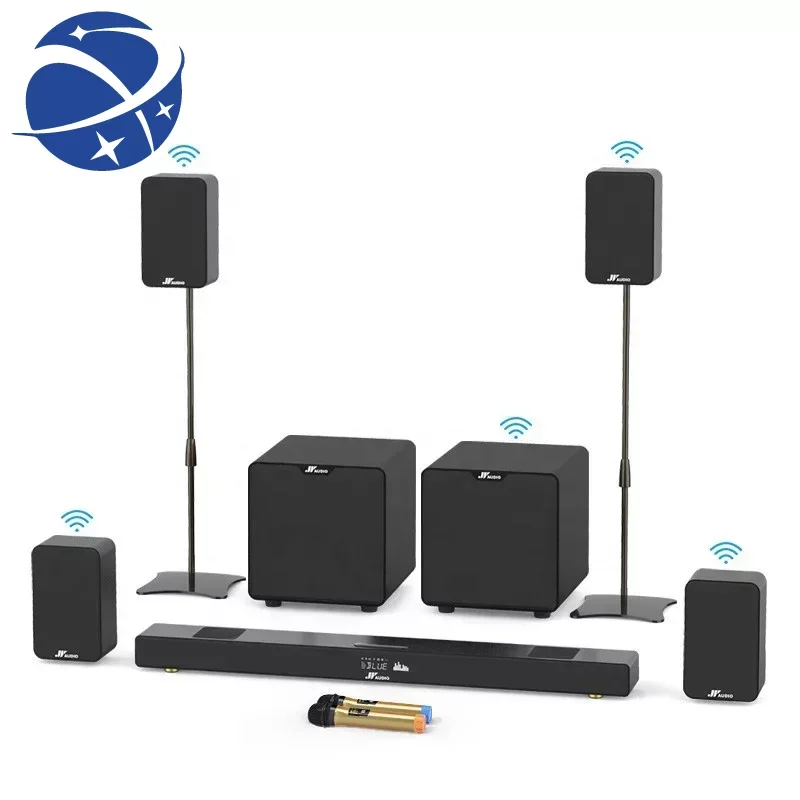 

7.2 Home Theater Surround Sound Speaker System Panoramic Subwoofer Support AUX, Optical, Coaxial