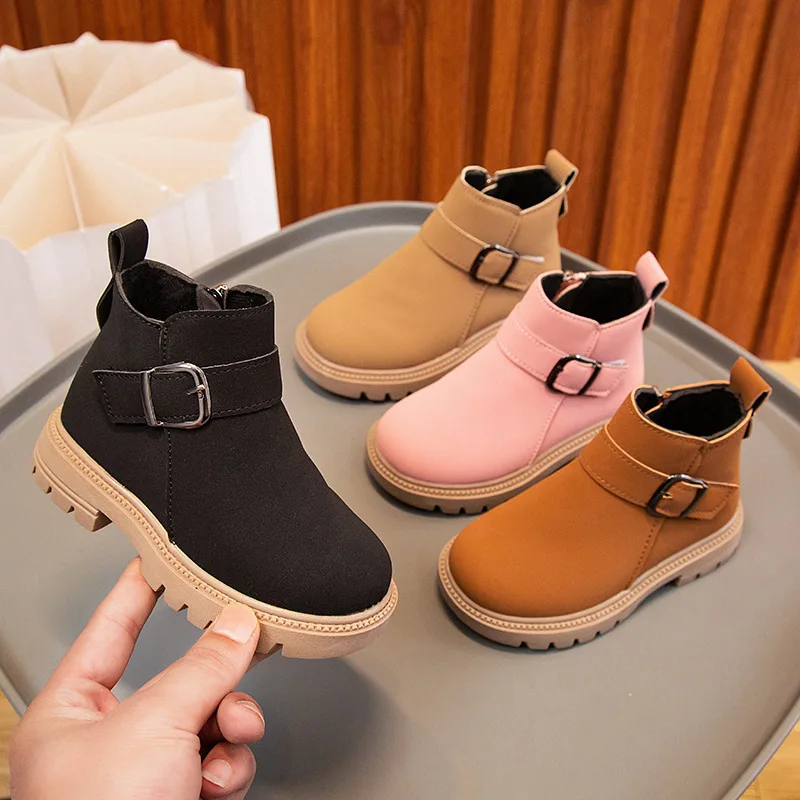 Children's Cotton Boots 2023 New Winter Boys Suede Ankle Boots Soft Sole Comfortable Girls' Shoes Kids Plush Non-slip Snow Boots
Children's Cotton Boots 2023 New Winter Boys Suede Ankle Boots Soft Sole Comfortable Girls' Shoes Kids Plush Non-slip Snow Boots
