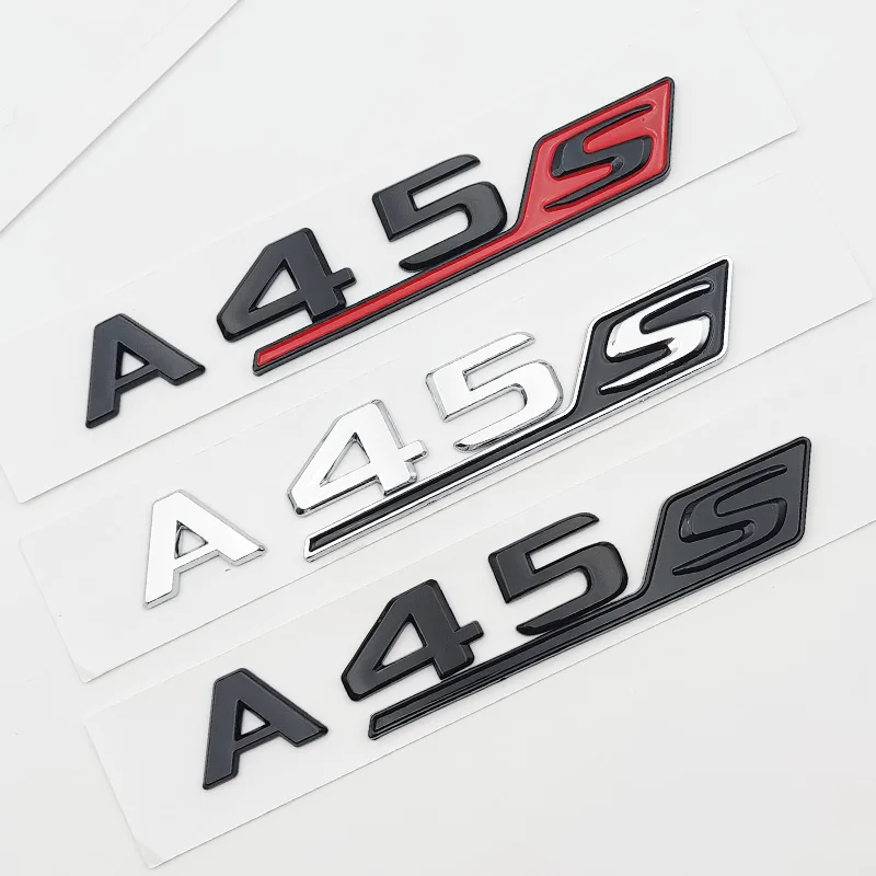 3D ABS Red Black Chrome Car Letters Rear Trunk Badge Sticker A45S Emblem Logo For Mercedes A45S AMG W177 W176 Accessories
3D ABS Red Black Chrome Car Letters Rear Trunk Badge Sticker A45S Emblem Logo For Mercedes A45S AMG W177 W176 Accessories