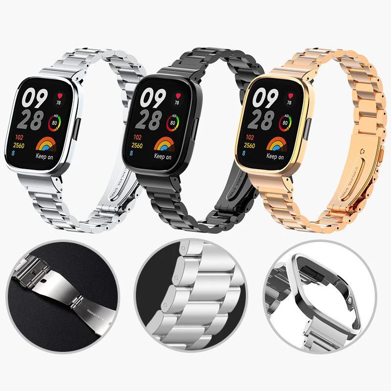 Strap for Xiaomi Redmi watch3, Redmi watch2 ,Stainless Steel Watchband Wristband Magnetic Wrist Strap For Redmi 2/1 Smartwatch
Strap for Xiaomi Redmi watch3, Redmi watch2 ,Stainless Steel Watchband Wristband Magnetic Wrist Strap For Redmi 2/1 Smartwatch