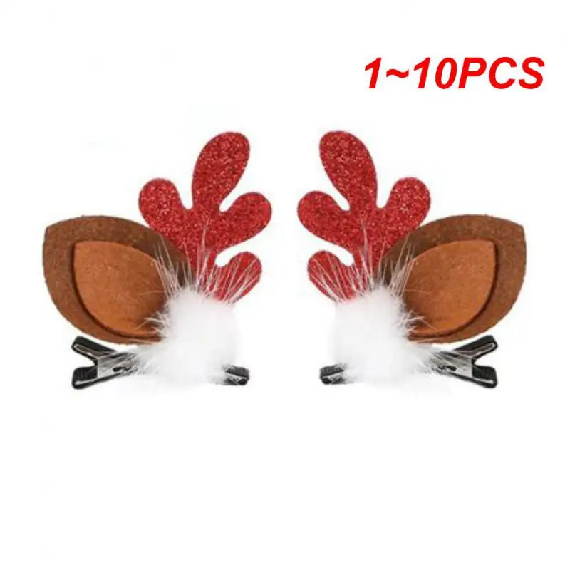 1~10PCS Christmas Hair Pin Elk Ear Hair Clip Women Girl Santa Snowman Hairpin Xmas Party Barrettes For Kids Cosplay Headwear
1~10PCS Christmas Hair Pin Elk Ear Hair Clip Women Girl Santa Snowman Hairpin Xmas Party Barrettes For Kids Cosplay Headwear