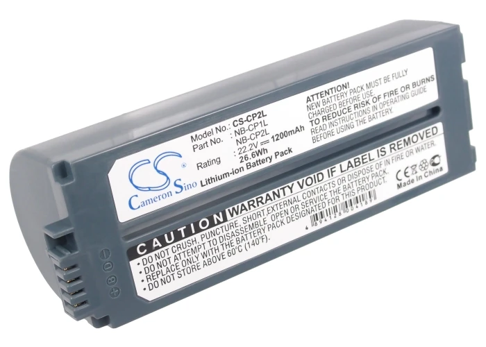 GreenBatteryPower CameronSino 1200mAh 22.2V 26.64Wh Printer Li-ion Battery for Canon NB-CP1L NB-CP2L Selphy CP-100 Selphy CP-820
GreenBatteryPower CameronSino 1200mAh 22.2V 26.64Wh Printer Li-ion Battery for Canon NB-CP1L NB-CP2L Selphy CP-100 Selphy CP-820