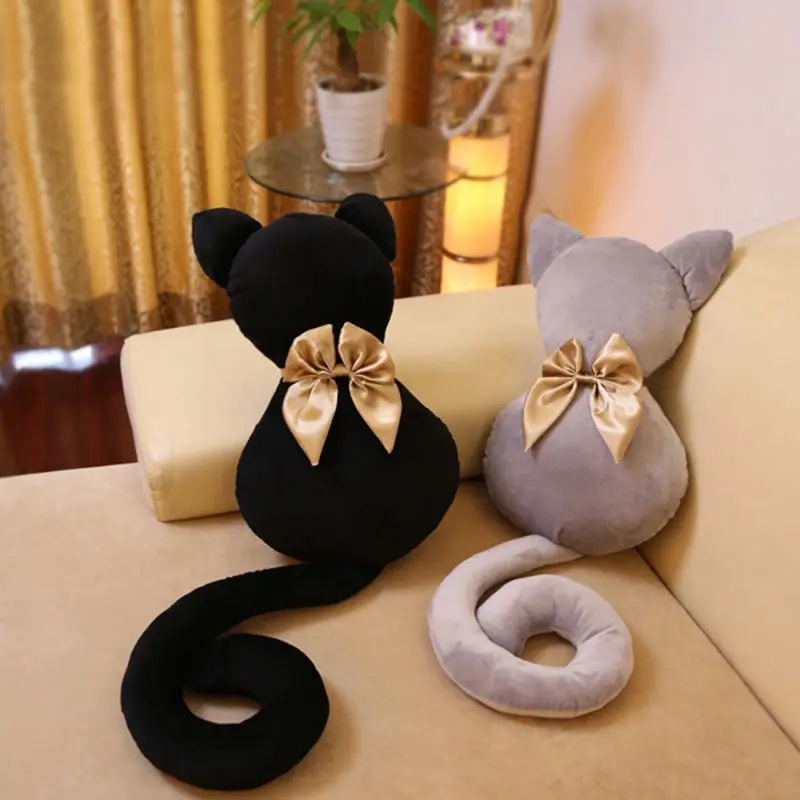 Back Cat Pillow Cushion Girl Creative Sleeping Cute Doll Pillow Birthday and Holiday Gift
Back Cat Pillow Cushion Girl Creative Sleeping Cute Doll Pillow Birthday and Holiday Gift