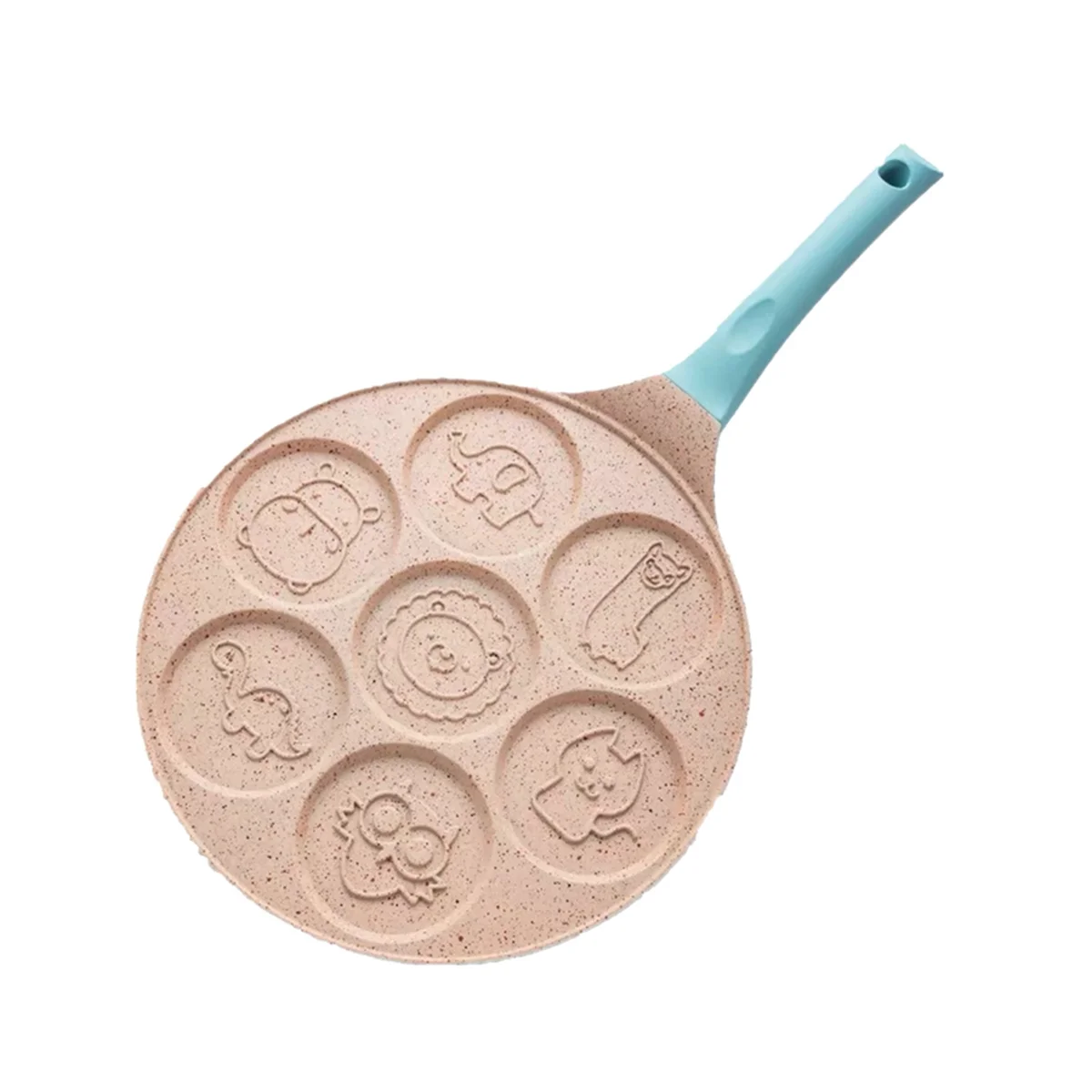 Frying Mould Seven-Hole Breakfast Frying Pan Animal Face Multi-Function Wheel Pancake Pan Small Egg Dumpling
Frying Mould Seven-Hole Breakfast Frying Pan Animal Face Multi-Function Wheel Pancake Pan Small Egg Dumpling