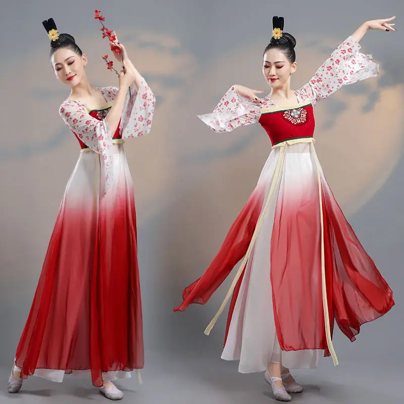 Classical Dance Costume Hanfu Dance Attire Women's Clothing Martial Arts Training Chinese Style Examination Performance Costumes
Classical Dance Costume Hanfu Dance Attire Women's Clothing Martial Arts Training Chinese Style Examination Performance Costumes