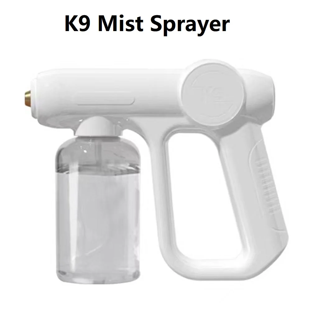 

K9 Nano Spray Gun 380ML Sterilizer Machine Electric Atomizer UV Disinfection Mist Sprayer Rechargeable ULV Fogger Cleaning Tools