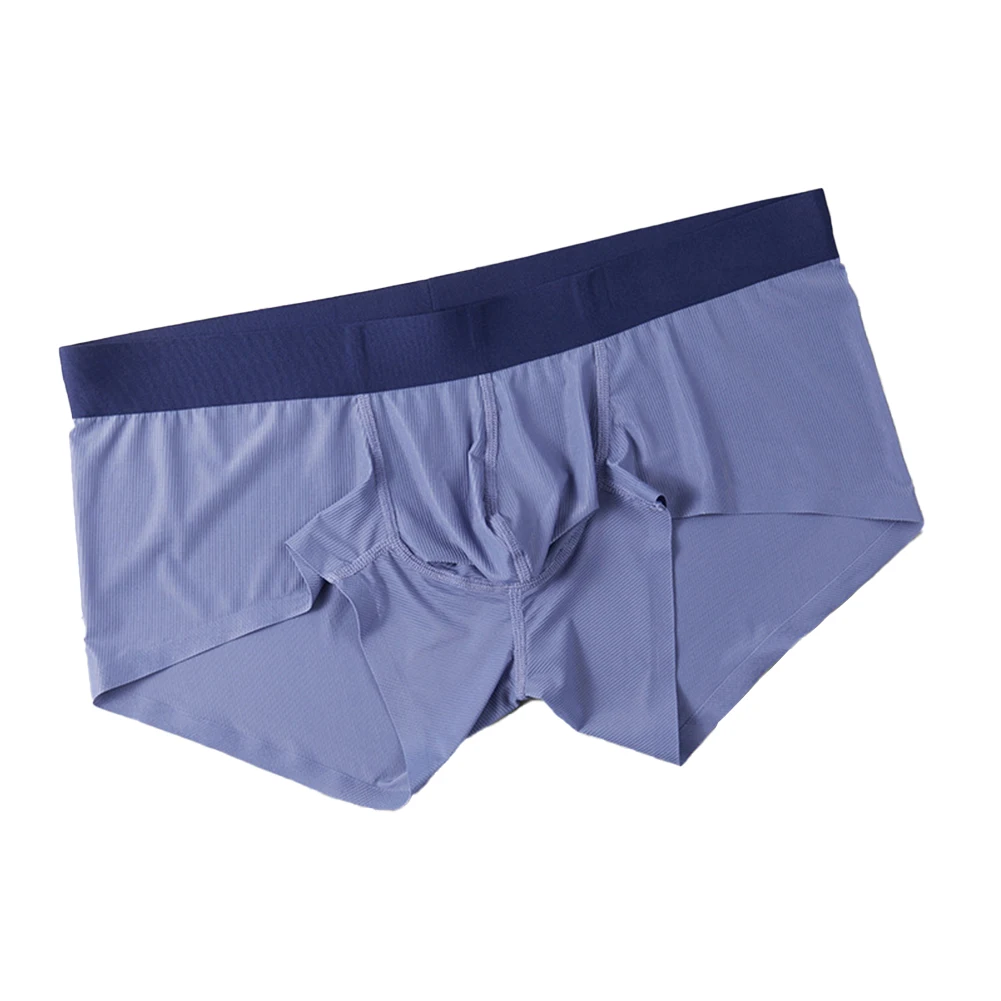 Sexy Mens Solid Ice Silk Skin-friendly Boxer Briefs Convex Pouch Shorts Male Breathable Comfortable Underpants Daily Underwear
Sexy Mens Solid Ice Silk Skin-friendly Boxer Briefs Convex Pouch Shorts Male Breathable Comfortable Underpants Daily Underwear