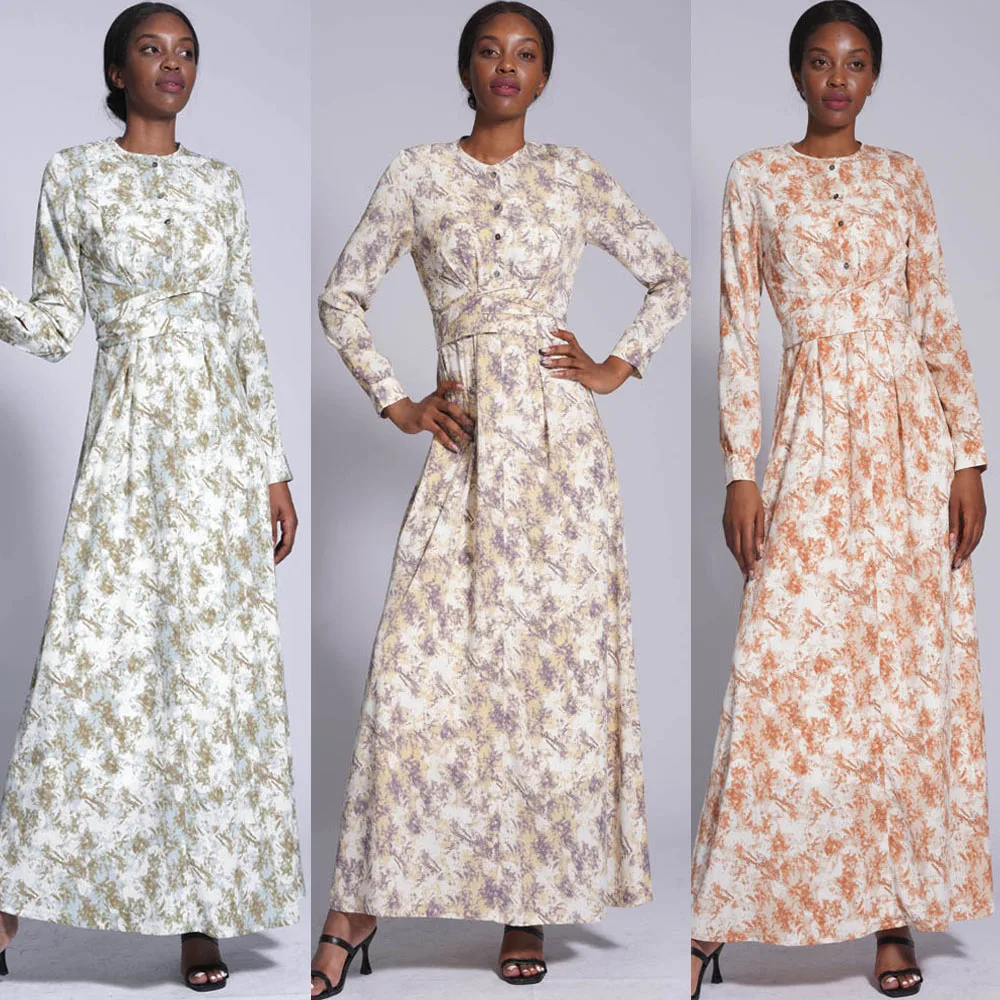 2024 Spring Floral Print Maxi Dress Dubai Turkey Kaftan Muslim Islamic Clothing Party Gown Arabic Robe Eid Ramadan Caftan Abayas
2024 Spring Floral Print Maxi Dress Dubai Turkey Kaftan Muslim Islamic Clothing Party Gown Arabic Robe Eid Ramadan Caftan Abayas